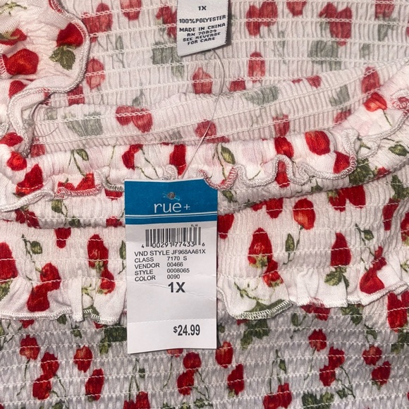 Rue21 Cropped Cherry Tank NWT - Picture 4 of 7